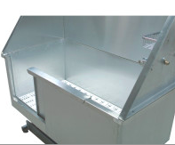 elektrische Edelstahl-Hundebadewanne - Einstieg links – Bild 5