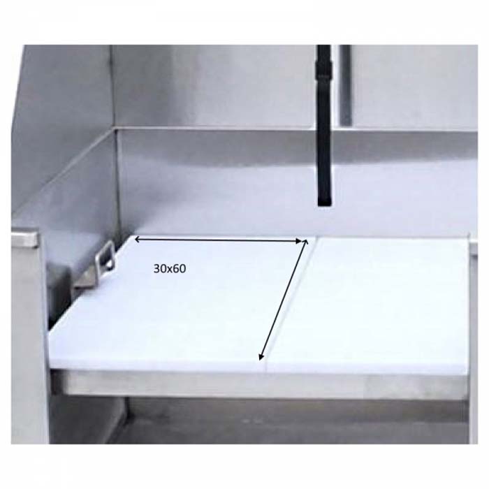 Bodenplatten 30x60 cm für die Edelstahlhundebadewanne