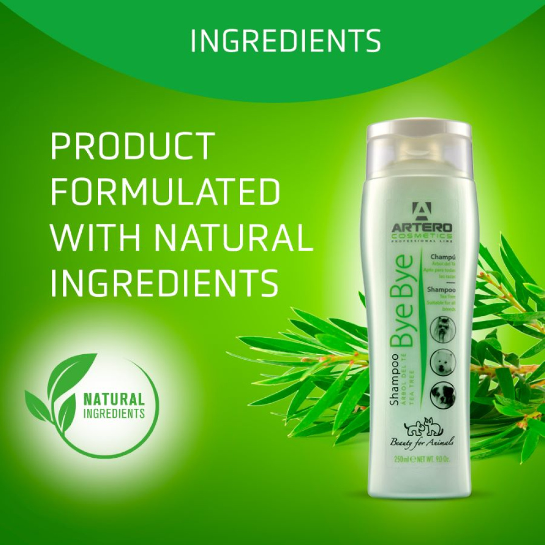 ARTERO Bye-Bye Shampoo 250 ml – Bild 5