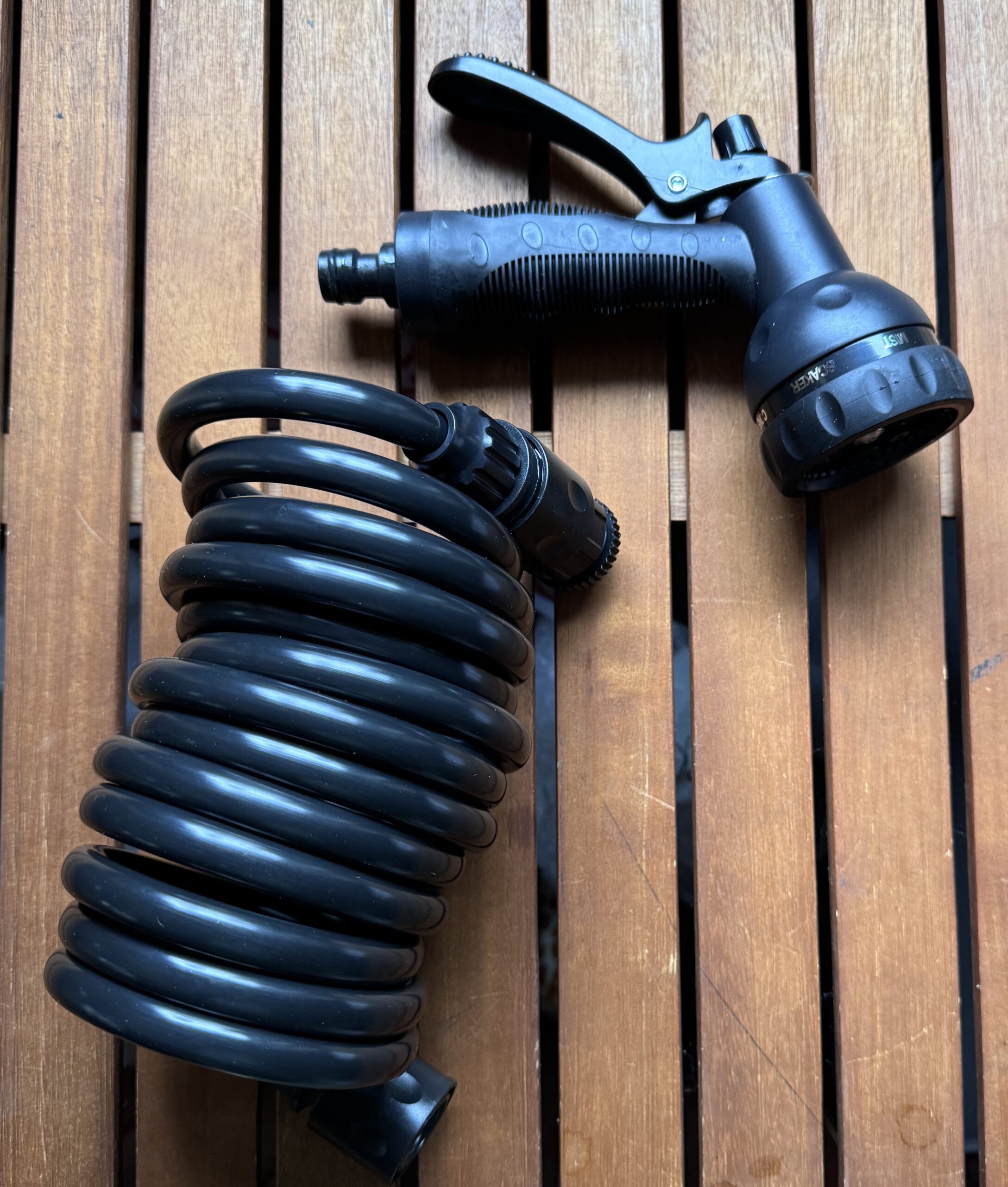 Tools-2-Groom Brause verstellbar mit Sicherheitsschlauch 3,50 Meter