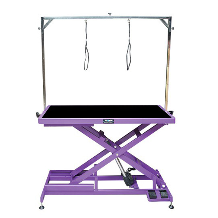 elektrischer Schertisch lila 125 x 65cm