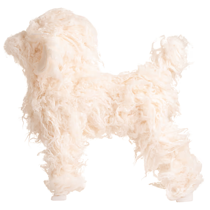 Mr. Jiang Pudel Ganzkörperhaar Lamm – Ersatzhaar Pudel-Pflegepuppe, creme