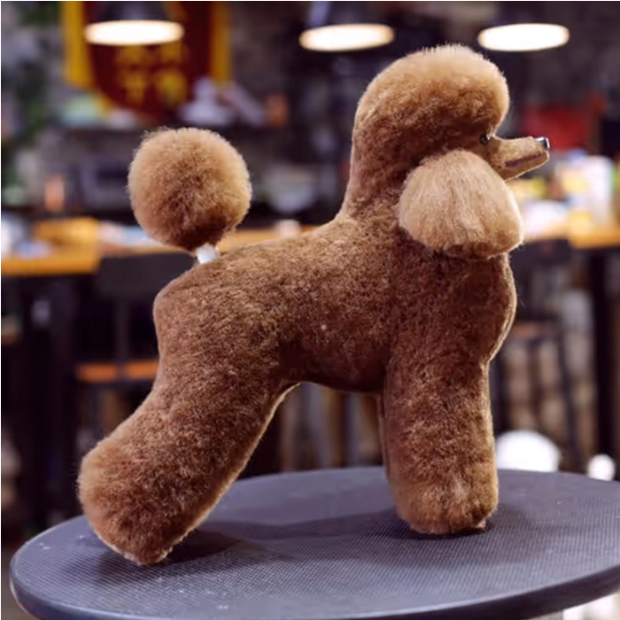 Mr. Jiang Pudel Ganzkörperhaar Lamm – Ersatzhaar Pudel-Pflegepuppe, Fawn – Bild 5