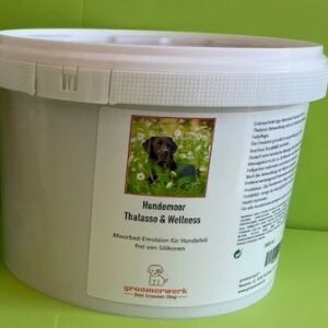 Moorbad-Emulsion zur Thalasso- und Wellnessbehandlung von Hundefell 3 Liter