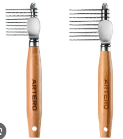 ARTERO Apollo - Entfilzungsstriegel mit kurze Klingen – Bild 3