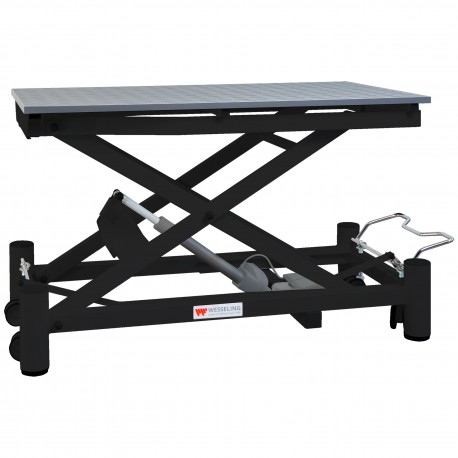 Stabilo Elite Trimmtisch in schwarz mit Handsteuerung und Einarm Halterung – Bild 3