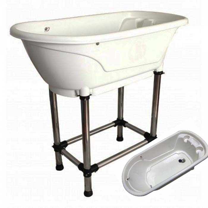 Hunde-Badewanne mit stabilen Füßen