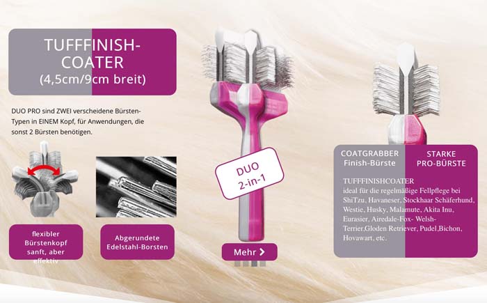 ACTIVET PRO TUFFFINISHCOATER (LILA/SILBER) 9,0 CM – Bild 2